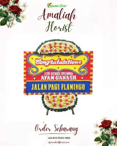 Bunga Papan Congratulation di Pongangan